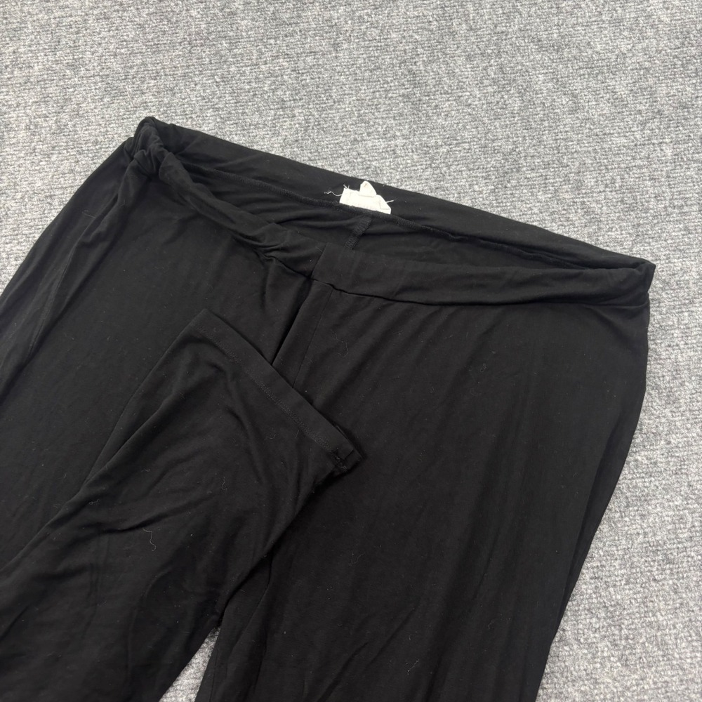 Seraphine Lounge Pants Size Large Black Viscose Stretch Relaxed Casual Men's